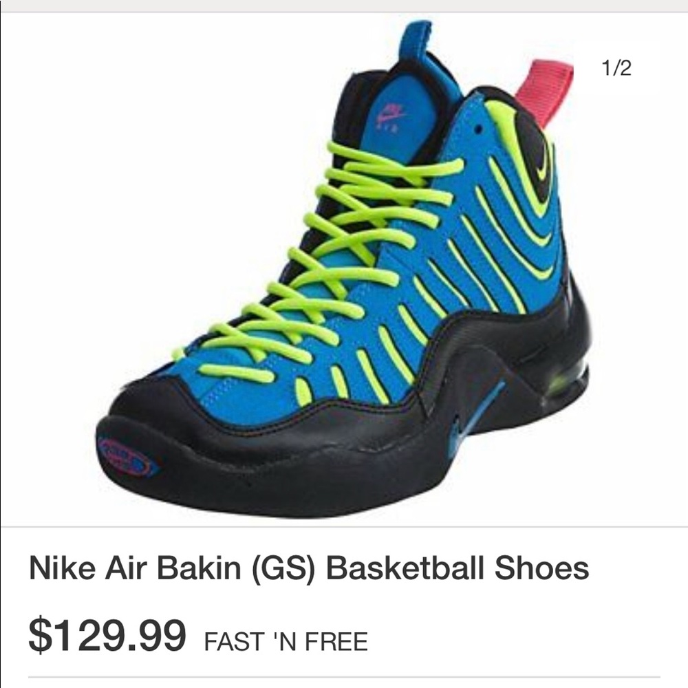 Nike Air Bakin 🔥🔥(GS) Basketball 🏀 shoes